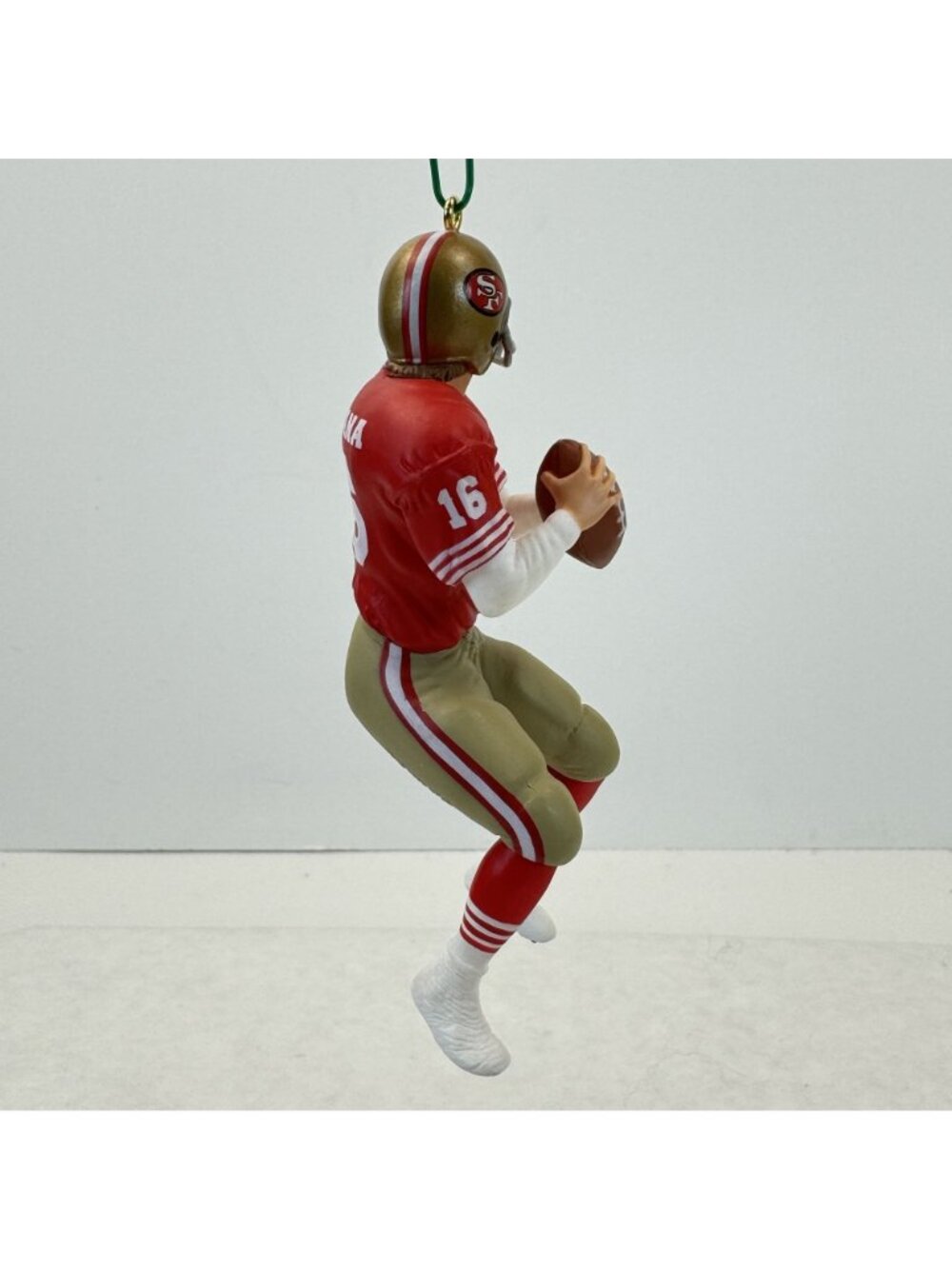 Vtg 1995 Joe Montana 49ers Hallmark Ornament 1st in Football Legends Series NEW - Picture 6 of 16